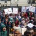 Filistinli kadınlar ABD'nin sözde barış planını protesto etti