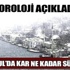 İstanbul'da kar ne kadar sürecek?