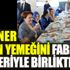 ﻿Meral Akşener öğlen yemeğini fabrika işçileriyle birlikte yedi