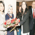 Öğretmenlere çiçekli karşılama