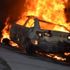 Tokat'ta alev alan otomobilde bulunan 5 kişi yanarak can verdi