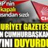 ﻿Cumhuriyet Gazetesi CHP'nin cumhurbaşkanı adayını duyurdu