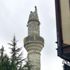 Tokat'ta yıldırım düşen caminin minaresinde hasar meydana geldi Tokat'ta yıldırım düşen caminin minaresinde hasar meydana geldi