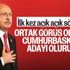 Kemal Kılıçdaroğlu'nun cumhurbaşkanlığı adaylığı sorusuna yanıtı