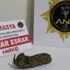 Ayakkabının içinde 100 gram esrar yakalandı