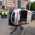 Ambulansla traktör çarpıştı, beş kişi yaralandı