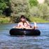 Munzur Çayı nda şambrelle rafting yapıyorlar