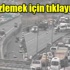 Yüksek gerilim hattı yola devrildi Yüksek gerilim hattı yola devrildi