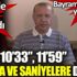 ﻿Erdoğan'ın sekizinci dakika otuz birinci saniyede gözleri kapandı. Bayramlaşmada yorgunluk belirtileri