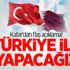 Katar'dan flaş açıklama! Türkiye ile yapacağız Katar'dan flaş açıklama! Türkiye ile yapacağız