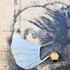 Banksy’nin resmine yüz maskesi geldi Banksy’nin resmine yüz maskesi geldi