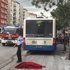 Ankara'da otobüs belediye durağına daldı