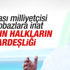 Kadir İnanır: Yaşasın halkların kardeşliği