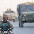 El Bab'daki askeri hareketlilik görüntülendi