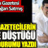 Doğan Satmış, kirli gazetecilerin içine düştüğü rezil durumu yazdı Doğan Satmış, kirli gazetecilerin içine düştüğü rezil durumu yazdı