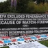 UEFA Genel Merkezi önünde "şike" protestosu