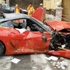 Talihsiz vale milyonluk Ferrari'yi parçaladı Talihsiz vale milyonluk Ferrari'yi parçaladı
