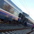 İzmir'de yolcu treni raydan çıktı İzmir'de yolcu treni raydan çıktı