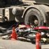 Kadıköy'de hafriyat kamyonu motorsikletliyi ezdi