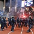 Final sevincine polis müdahalesi