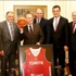 FIBA heyeti Topbaş'ı ziyaret etti