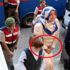 IŞİD’liye takılmayan kelepçeyi çocuğunun yanında anneye taktılar