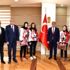Başarılı sporculardan Vali Gürel e ziyaret