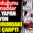 Kaza yapan kamyon kaldırımdaki çifte çarptı Kaza yapan kamyon kaldırımdaki çifte çarptı