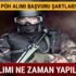 PÖH alımı 2017-2018 Polis Özel Harekat başvuru koşulları EGM lise mezunu adayları dikkat