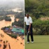 Ülkeyi sel götürürken, başbakan golf oynadı! Ülkeyi sel götürürken, başbakan golf oynadı!