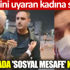 ﻿Mağazada 'sosyal mesafe' kavgası