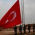 Sınıra dev Türk bayrağı Sınıra dev Türk bayrağı