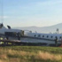 A Cessna 750 Citation X inişte pistten çıktı
