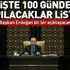 İşte Erdoğan'ın 100 günlük eylem planı