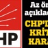 CHP'den tezkere kararı CHP'den tezkere kararı