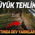 Manisa'da korkunç görüntü! Fay hattında dev yarıklar oluştu...