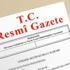 Cumhurbaşkanı kararı Resmi Gazete'de