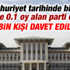 Türkiye'de bir ilk: 29 Ekim resepsiyonuna 3 bin davetli