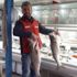 Oltayla 10 kilo levrek avladı Oltayla 10 kilo levrek avladı