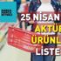 25 Nisan 2019 A101 aktüel ürünler kataloğu! A101'de perşembe indirimleri dikkat çekiyor