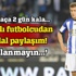 İzlandalı futbolcudan skandal paylaşım!