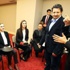 Davutoğlu işaret dili dersine katıldı
