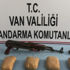 Van'da kırsaldaki arazide uyuşturucu silah ve mühimmat yakalandı