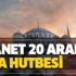 Cuma Hutbesi 20 Aralık 2019! Bugünkü Diyanet Cuma hutbesinin konusu nedir?