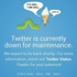 Twitter çöktü