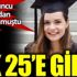 ﻿Genç oyuncu İlk 25'e girdi.