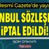 Son dakika: Türkiye İstanbul Sözleşmesi'nden ayrıldı! Karar Resmi Gazete'de yayımlandı Son dakika: Türkiye İstanbul Sözleşmesi'nden ayrıldı! Karar Resmi Gazete'de yayımlandı