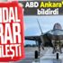 Son dakika: Skandal resmileşti! ABD F-35 kararını Türkiye'ye bildirdi...