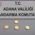 Jandarma ekiplerince durdurulan araçta 11 sikke ele geçirildi