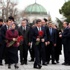 Davutoğlu Çifti Karanfille Geldi